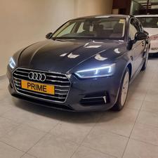 Audi A5 Sportsback 1.4 30TFSI 
Model 2018
Registered 2018
Moonlight Blue
Beige Interior
4000 Km
Single Owner
Spare Unused
Leather Electric Seats
Lumbar Support
Panaromic Roof
Cruise Control
Paddle Shifters
Bang & Olufsen Surround System
Day Time Running LED 
Interior Mood illumination
Power Boot


Location: 

Prime Motors
Allama Iqbal Road, 
Block 2, P..E.C.H.S,
Karachi
