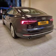 Audi A5 Sportsback 1.4 30TFSI 
Model 2018
Registered 2018
Moonlight Blue
Beige Interior
4000 Km
Single Owner
Spare Unused
Leather Electric Seats
Lumbar Support
Panaromic Roof
Cruise Control
Paddle Shifters
Bang & Olufsen Surround System
Day Time Running LED 
Interior Mood illumination
Power Boot


Location: 

Prime Motors
Allama Iqbal Road, 
Block 2, P..E.C.H.S,
Karachi