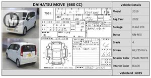 Used Daihatsu Move X 2019