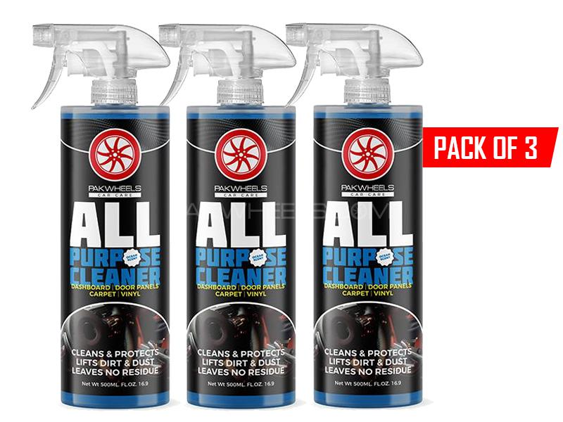 PakWheels All Purpose Cleaner | Car Interior & Exterior Cleaner - Pack Of 3 Image-1
