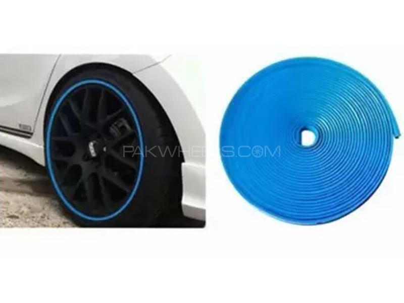 Universal Car Rim Molding Blue Color  Image-1