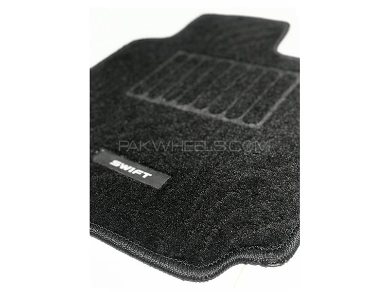 Buy Suzuki Swift 2022 Carpet Premium Series Black Car Floor Mats in
