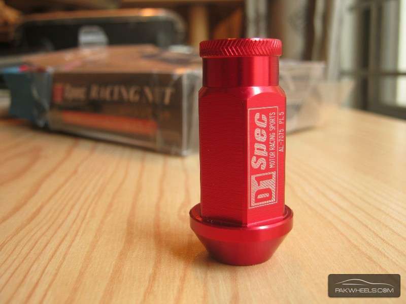 D1 Spec Lug Nuts (Red) For Sale Image-1