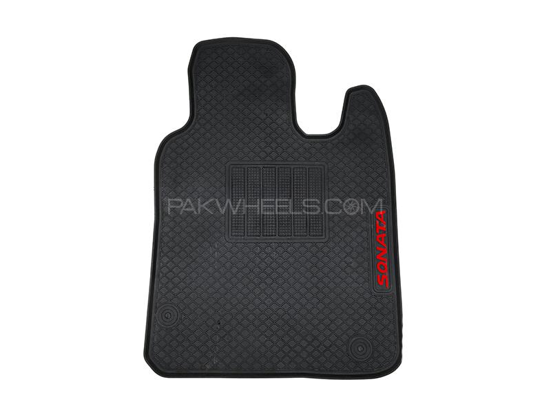 Diamond Latex Premium Black Hyundai Sonata Mats| Plastic | Water Proof | Rubber Mats (P85) Diamond Latex Premium Black Hyundai Sonata Mats| Plastic | Water Proof | Rubber Mats (P85) Image-2