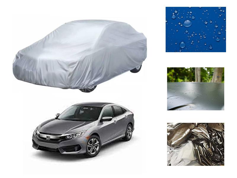 Honda Civic X Parachute Rubber Coated Water Proof Ultra Soft Top Cover  Image-1