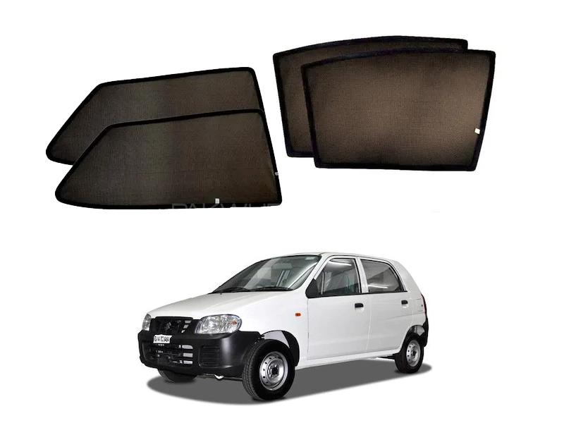 Suzuki Alto 2000-2012 Fix Side Shade Black UV Protection Heat Protection  Image-1