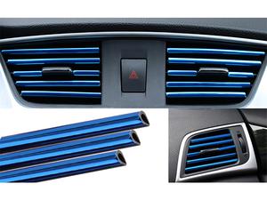 Universal Car AC Vent Molding - Blue Universal Car AC Vent Molding - Blue