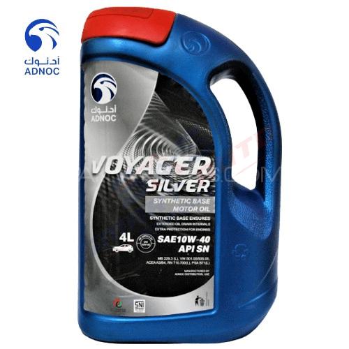 Buy ADNOC Voyager Silver 10W40 Petrol Engine Oil 4LTR in Lahore