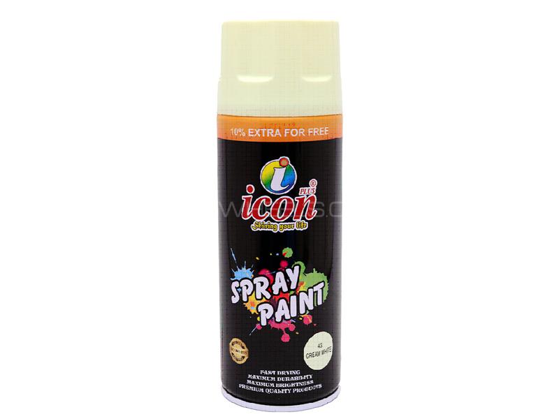 Icon Plus Spray Paint 300ml - Cream White  Image-1