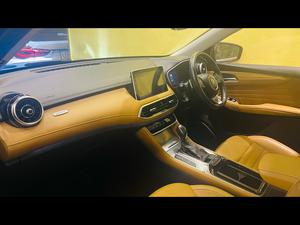 MG HS (trophy package)1.5 turbocharged 
Model 2021/12 registered Islamabad 2022
New digital meter 
Vvip registration number.
Pearl black with beige leather interior 
Top of the line specs.
Mileage 7000
Bumper to bumper original paint ( spotless condition)
Further information please call 11am to 10pm
Physically visit at Victory Cars jail road lahore.