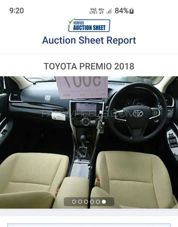 Toyota Premio 2018 for Sale in Lahore Toyota Premio 2018 for Sale in Lahore Image-17