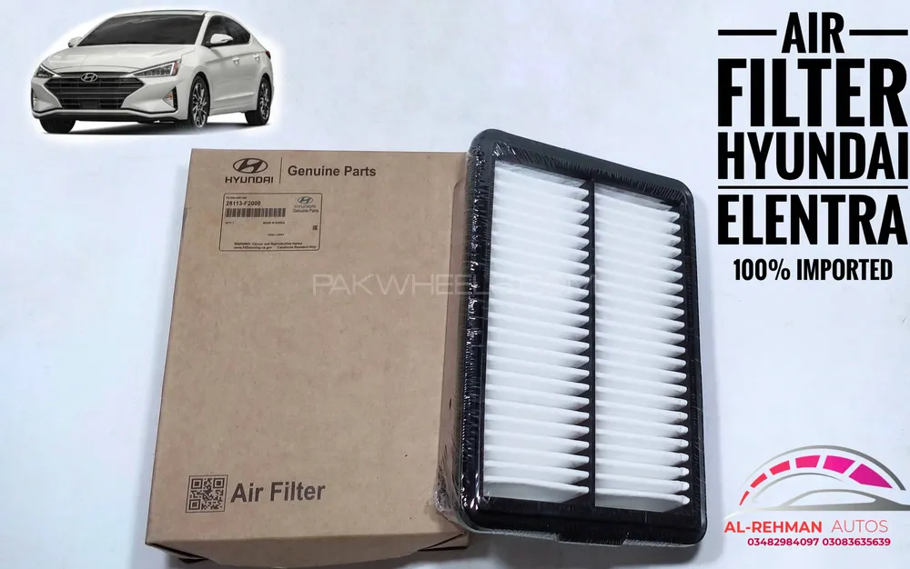Air filter Hyundai Elantra (2021-24) (imported) Image-1