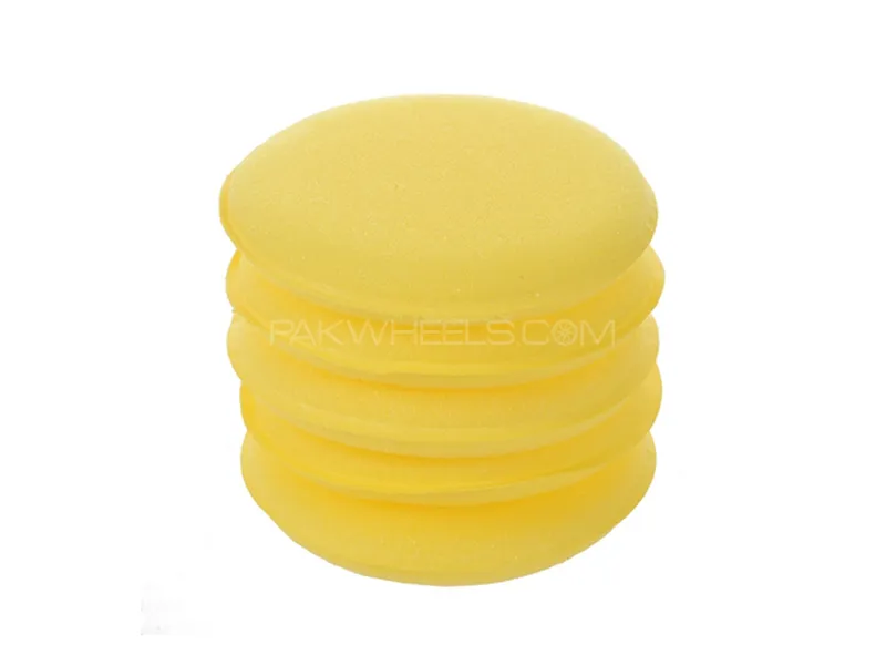 Maxima Soft Polish Wax Yellow Applicator Pad 5Pcs Bundle  Image-1