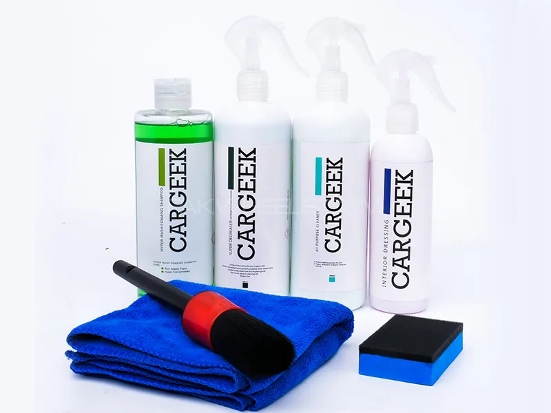Car Geek All Purpose Cleaner Interior Dressing Super Degreaser Foaming Shampoo Towel Applicator Pad  Image-1