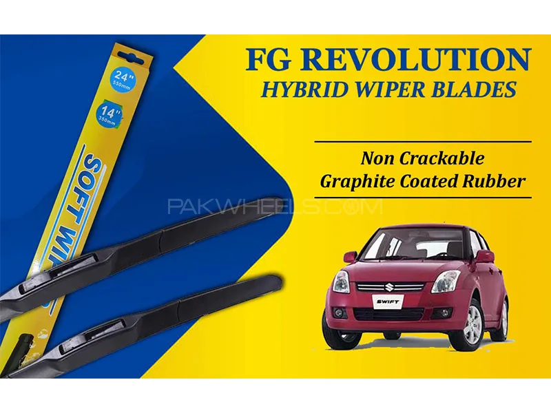 Suzuki Swift 2010-2021 FG Wiper Blades | Hybrid Type | Graphite Coated Rubber Image-1