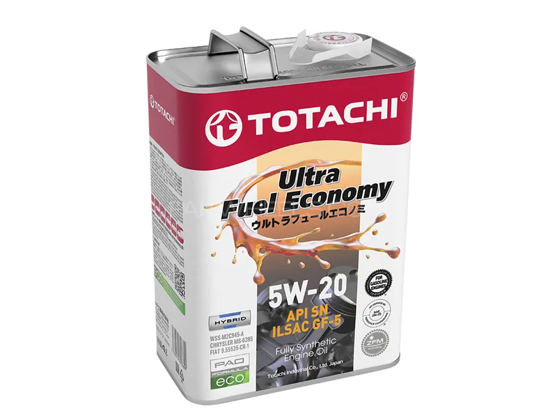 Totachi 5w20 API SN GF5 Pao Ultra Fuel Economy Full Synthetic Oil 4L Image-1
