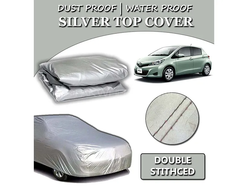 Buy Toyota Vitz 2011-2017 Parachute Silver Car Top Cover | Heat Proof ...