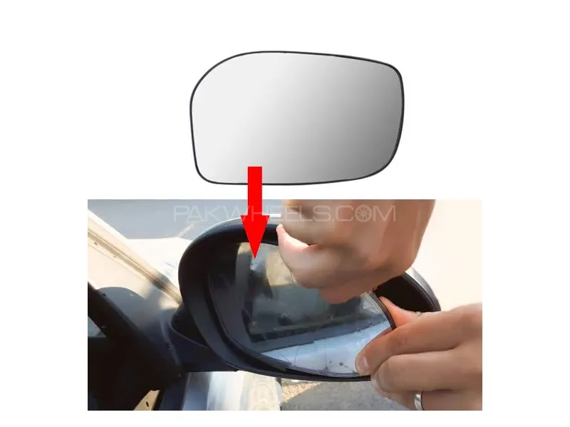Honda City 2009-2020 Inner Side Mirror Glass Right Side Image-1