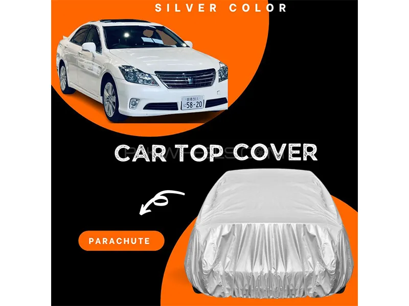 Toyota Crown 2012-2018 Parachute Silver Car Top Cover Image-1