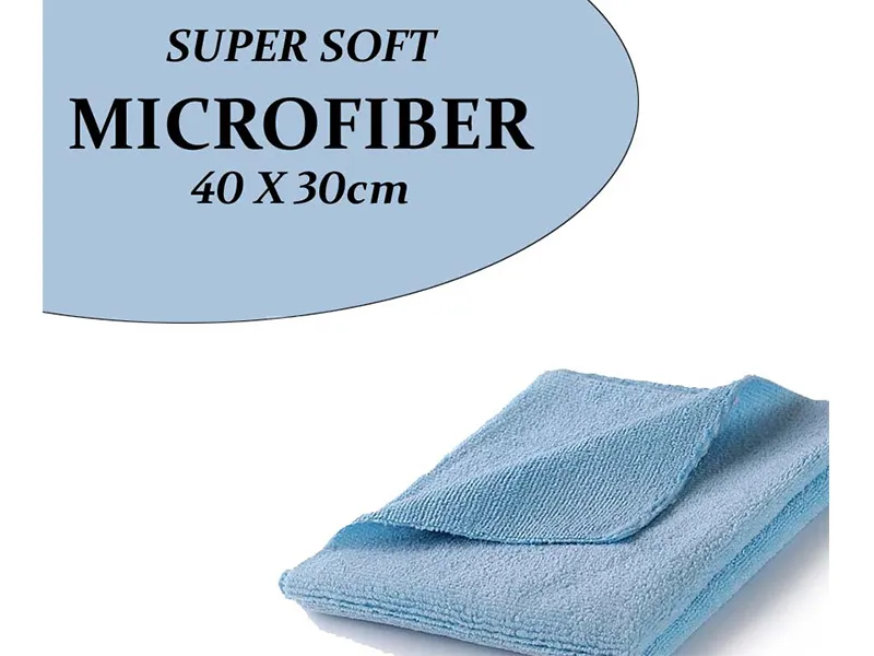 Microfiber Cloth | Microfiber Towel For Car Cleaning | 40x30cm | 450gsm - Pack Of 5 Image-1