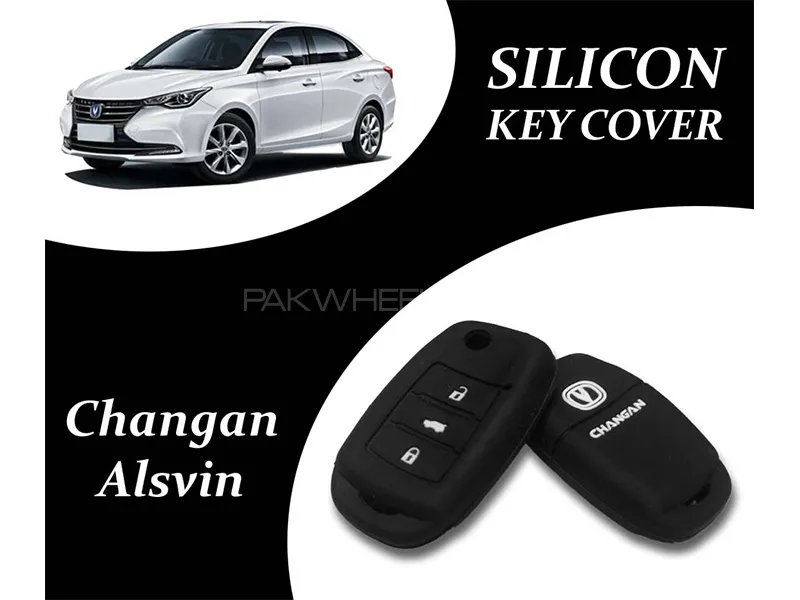 Changan Alsvin 2021-2023 Key Cover | Silicone | Black | Pack Of 1