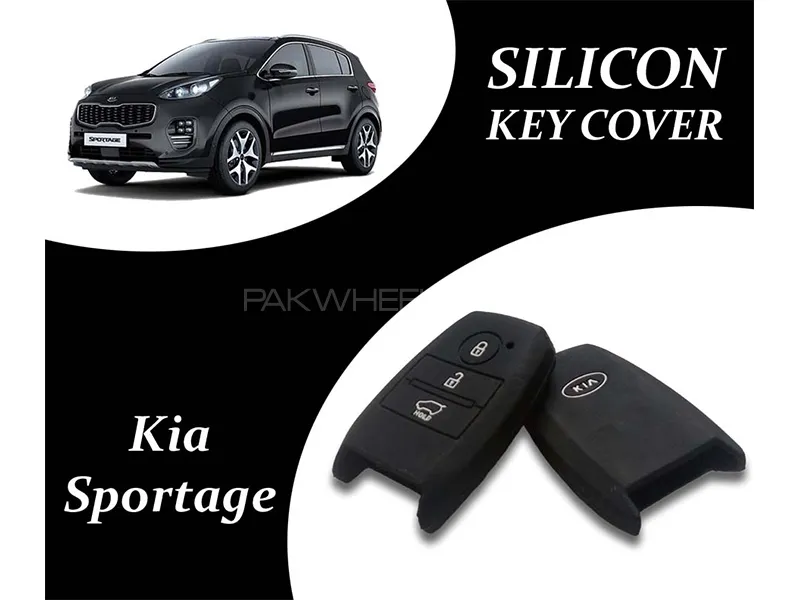 Kia Sportage 2019-2023 Key Cover | Silicone | Black | Pack Of 2
