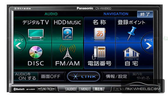 Japanese navigation dvd stereo panasonic strada For Sale Image-1