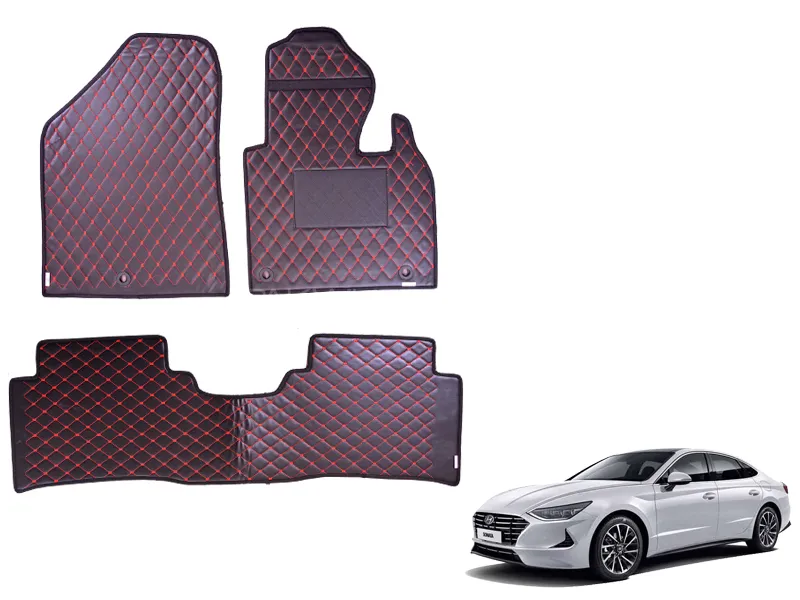 Hyundai Sonata Diamond Cut Floor Mat Luxury Floor Mat Premiu Image-1