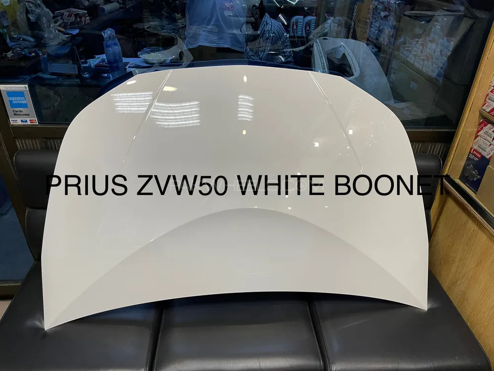 PRIUS ZVW50 NEW BOONET WHITE AND SILVER Image-1