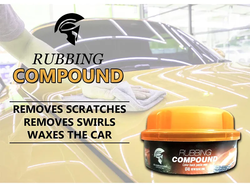 Gladiator Rubbing Compound Wax | 230gm Image-1