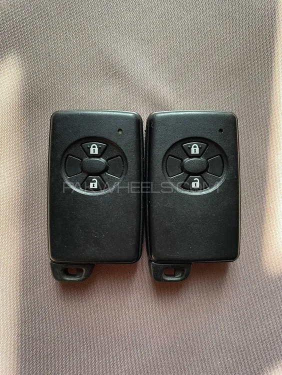 Toyota keyless remote double button for Axio, fielder, Vitz, Passo , etc Image-1