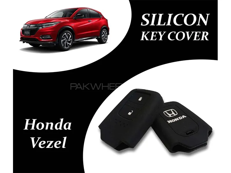 Honda Vezel 2013-2023 Key Cover | Silicone | Black | Pack Of 2