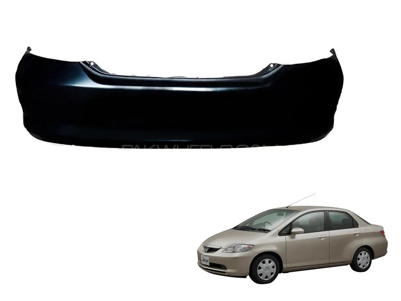 Honda City 2003-2006 Rear Bumper Non Painted Taiwan  Image-1