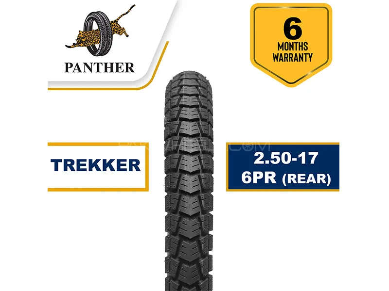 Trekker Rear Rear 6 Ply 2.15-17 CD 70cc With Tube Image-1
