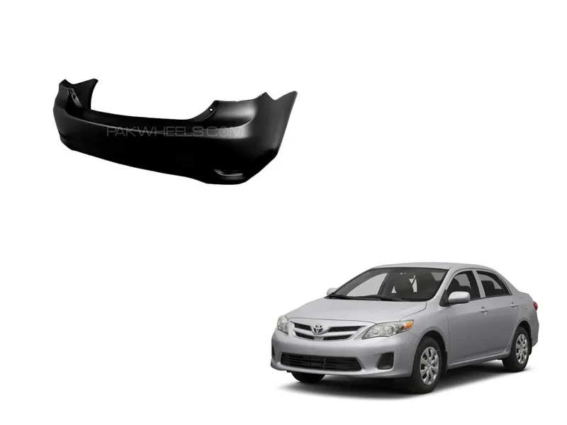 Toyota Corolla 2009-2012 Rear Bumper Non Painted China Image-1
