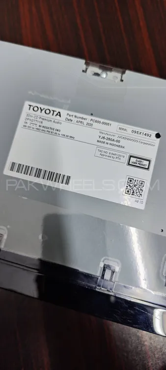 Toyota Yaris original  JvcKenwood 2 din CD premium audio Image-1