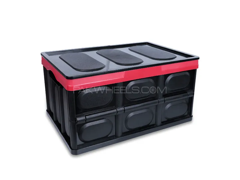 Large Capacity Multipurpose Foldable Storage Organizer Box For Cars Image-1