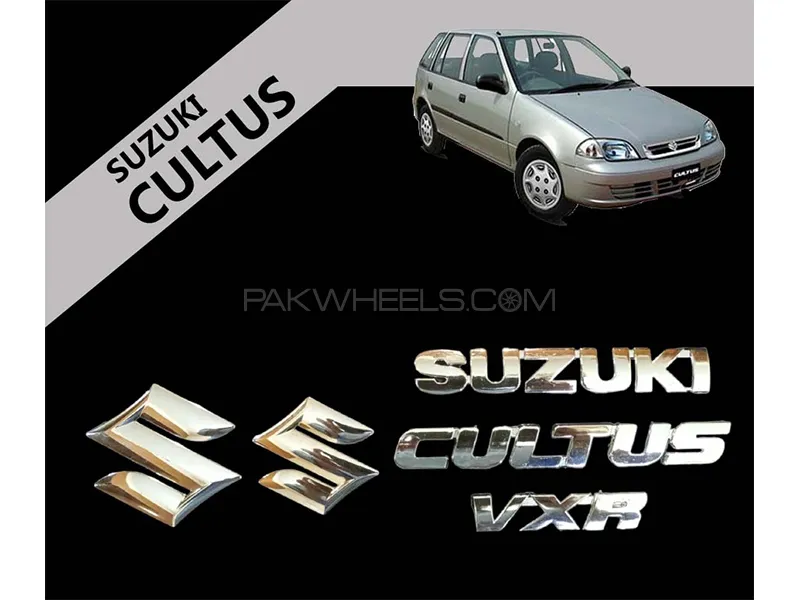 Suzuki Cultus 2007-2017 Monograms | Front & Rear | 5 pcs Image-1