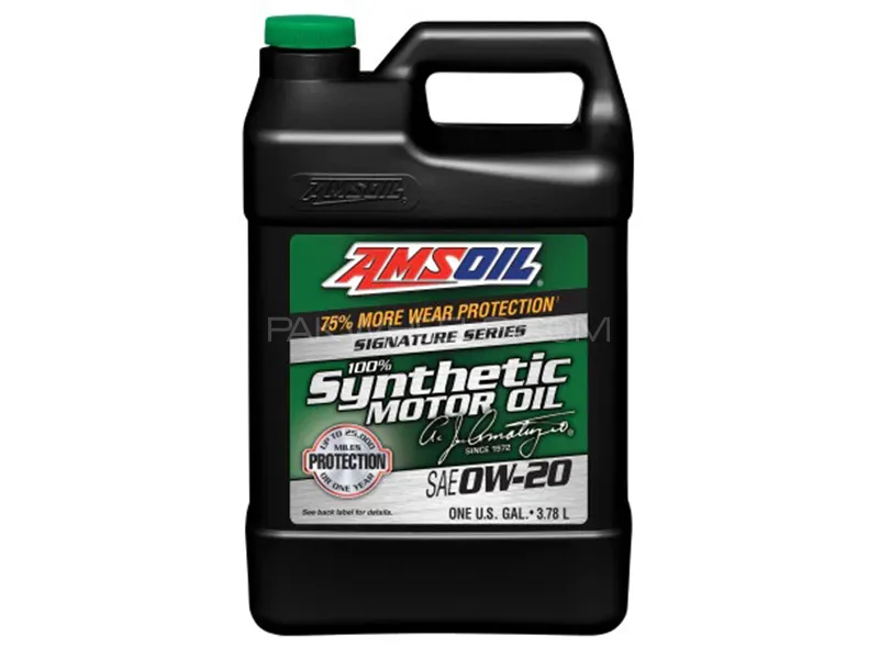 AMSOIL Signature Series 0W-20 Synthetic Motor Oil SP - 4 Litre Image-1