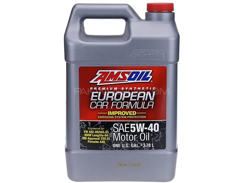 AMSOIL EURO 5W-40 Red Series SN Engine Oil - 3.78 Litre Image-1