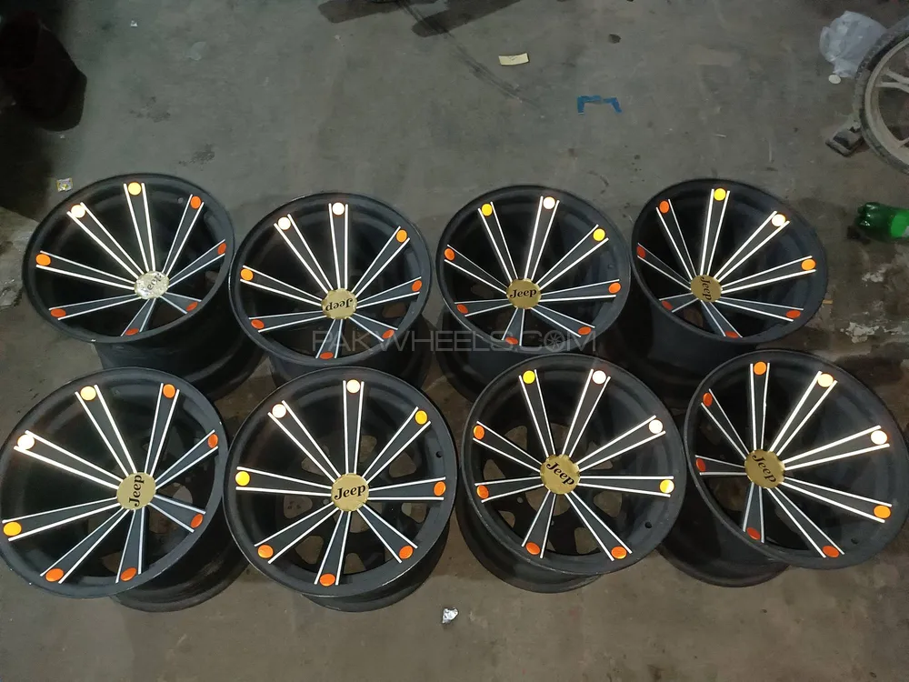 steel deep rims For car And jeep available CoD All of Pakist Image-1