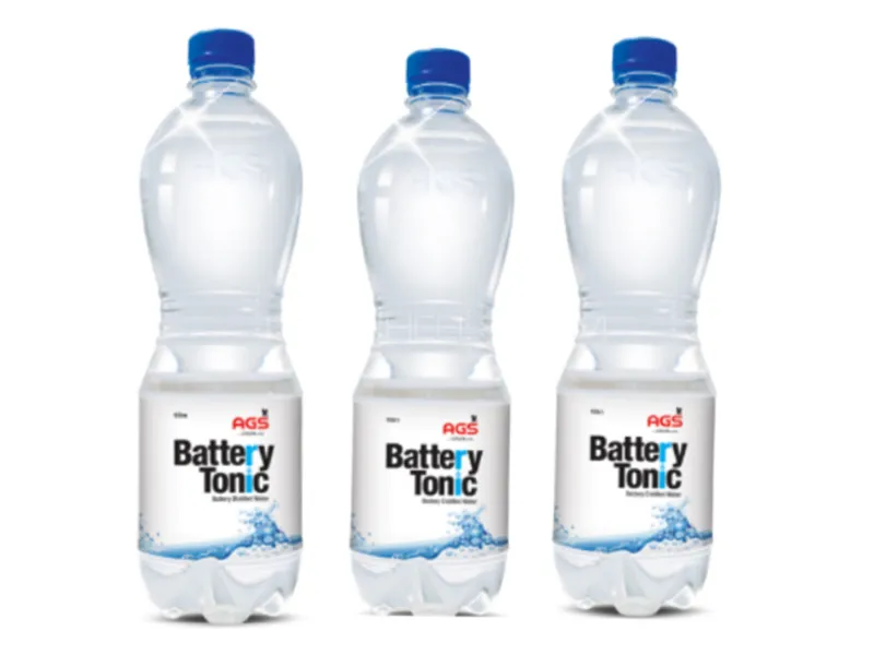 3 Pieces AGS battery Water - 1 Litre