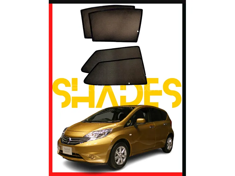 Nissan Note 2012-2022 Car Door Window Shades - 4 Pcs  Image-1