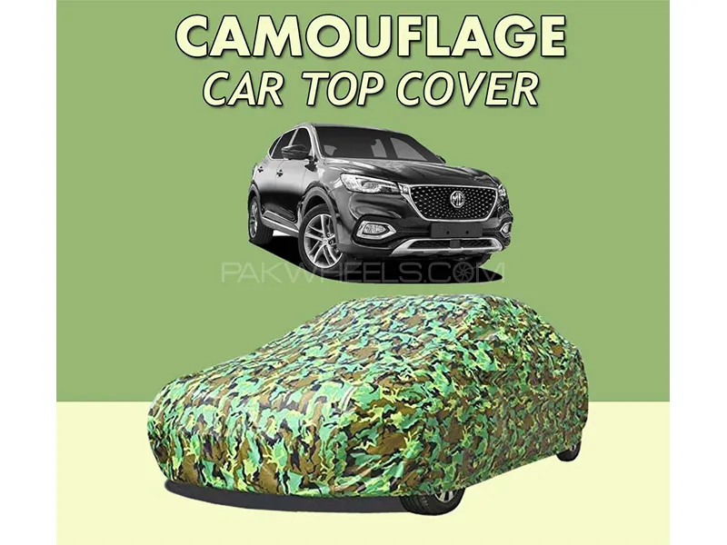 MG HS 2020-2023 Top Cover| Camouflage Design Parachute | Double Stitched | Water Proof