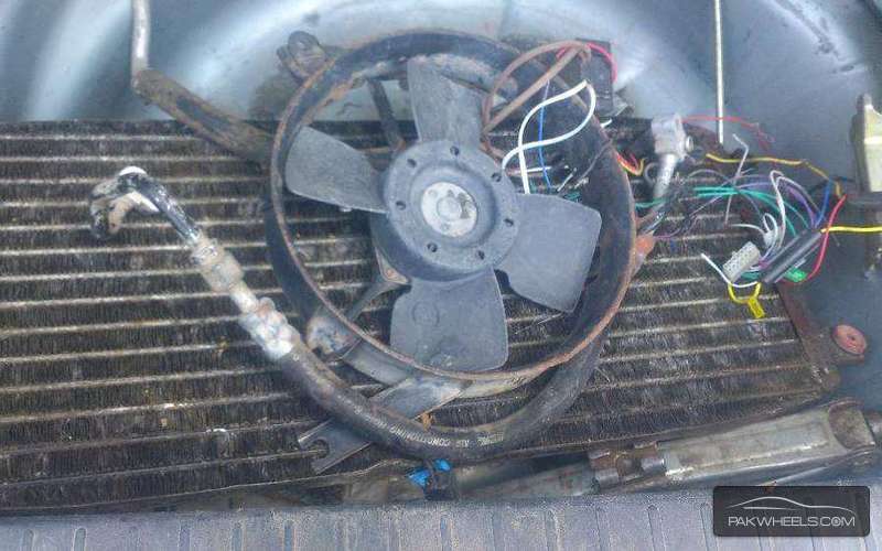 Car AC condenser along with fan Image-1