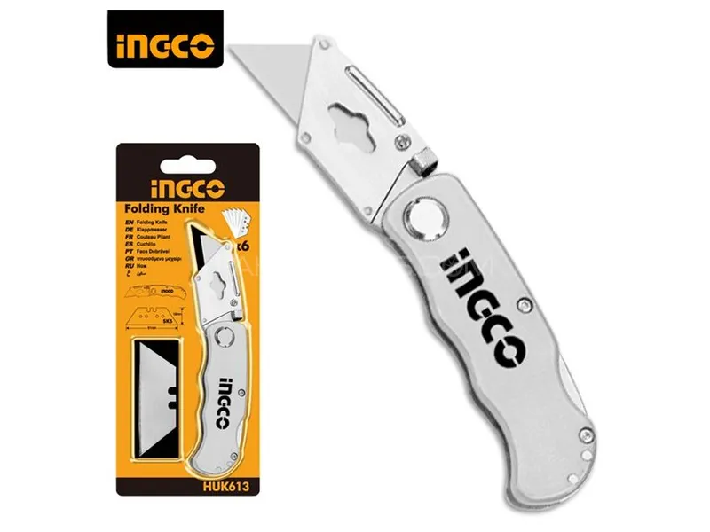 Ingco Folding knife HUK6138 Image-1