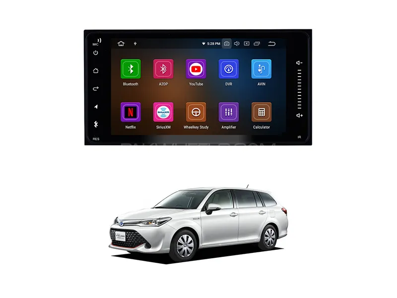 Toyota Corolla Fielder Android Screen Panel IPS Display 9 inch - 1 GB Ram/16 GB Rom