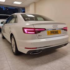 Audi A4 1.4 35TFSI
Model 2019
Registered 2019
White
Bruno Interior
29000 Km
Single Owner
B&O Sound System
Ambient Lights
Rear Sun Blinds
Leather Electric Seats
Multi Function Stearing
Climate Control
Wooden Trims

Location: 

Prime Motors
Allama Iqbal Road, 
Block 2, P..E.C.H.S,
Karachi