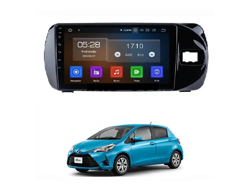 Toyota Vitz 4th generation 2015-2018 Android Screen Panel IPS Display 9 inch - 2 GB Ram/32 GB Rom