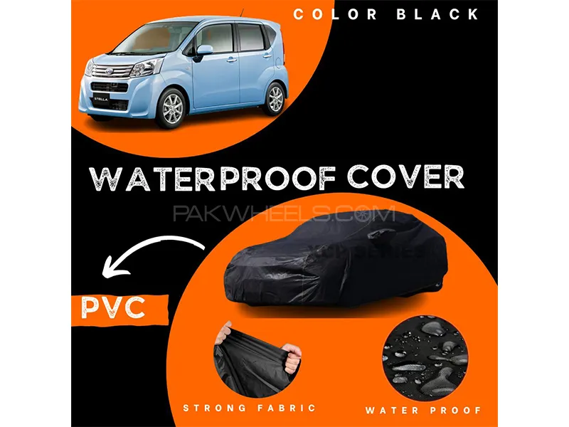Subaru Stella 2011-2023 Polymer Coated Top Cover | Waterproof | Double Stitched | Black 